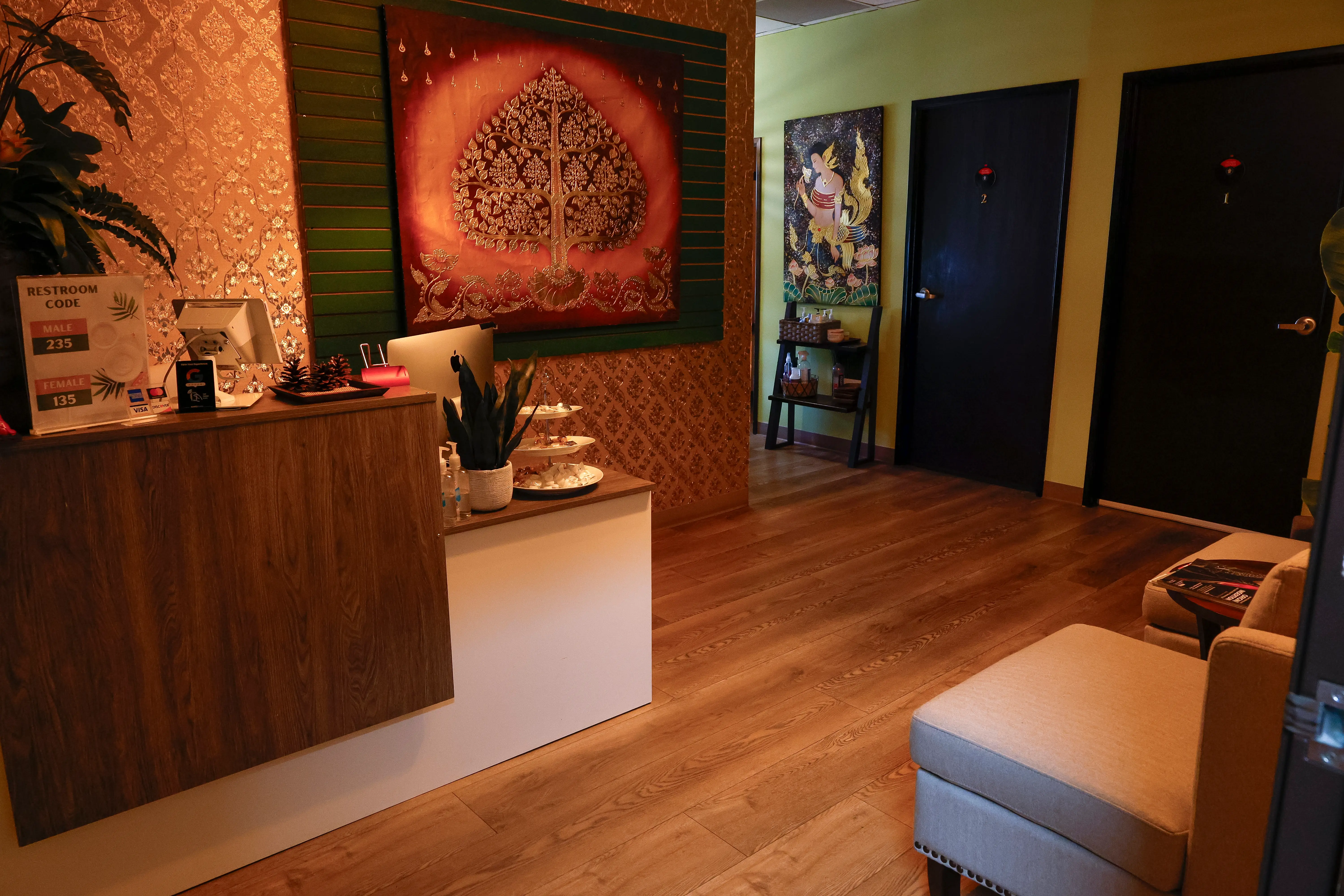 Thai Herb Massage studio entrance